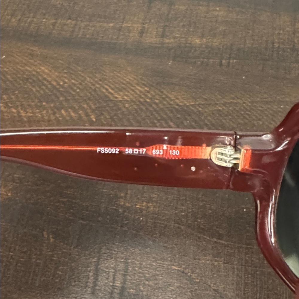 FENDI Vintage Rare “Bag Du Jour” Line Sunglasses Model # FS 5092 Wine Color - Picture 8 of 11